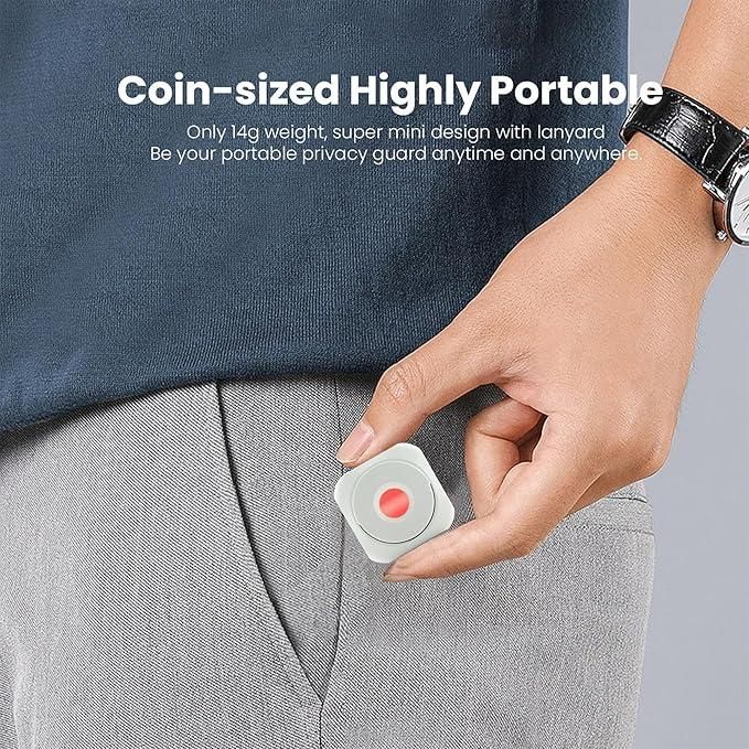 Mini Spy Camera Detector – Wireless Infrared Anti-Surveillance Device for Hotel, Home, Office & Travel