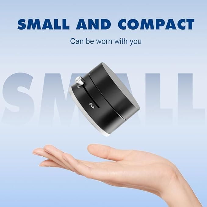 Vacuum Magnetic Suction Phone Holder – 360° Rotatable, Foldable & Double-Sided Magnetic Mount for All Smartphones (Pack of 1)