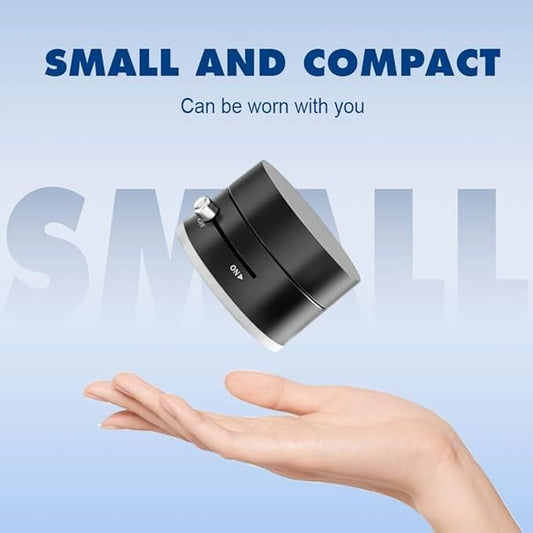 Vacuum Magnetic Suction Phone Holder – 360° Rotatable, Foldable & Double-Sided Magnetic Mount for All Smartphones (Pack of 1)