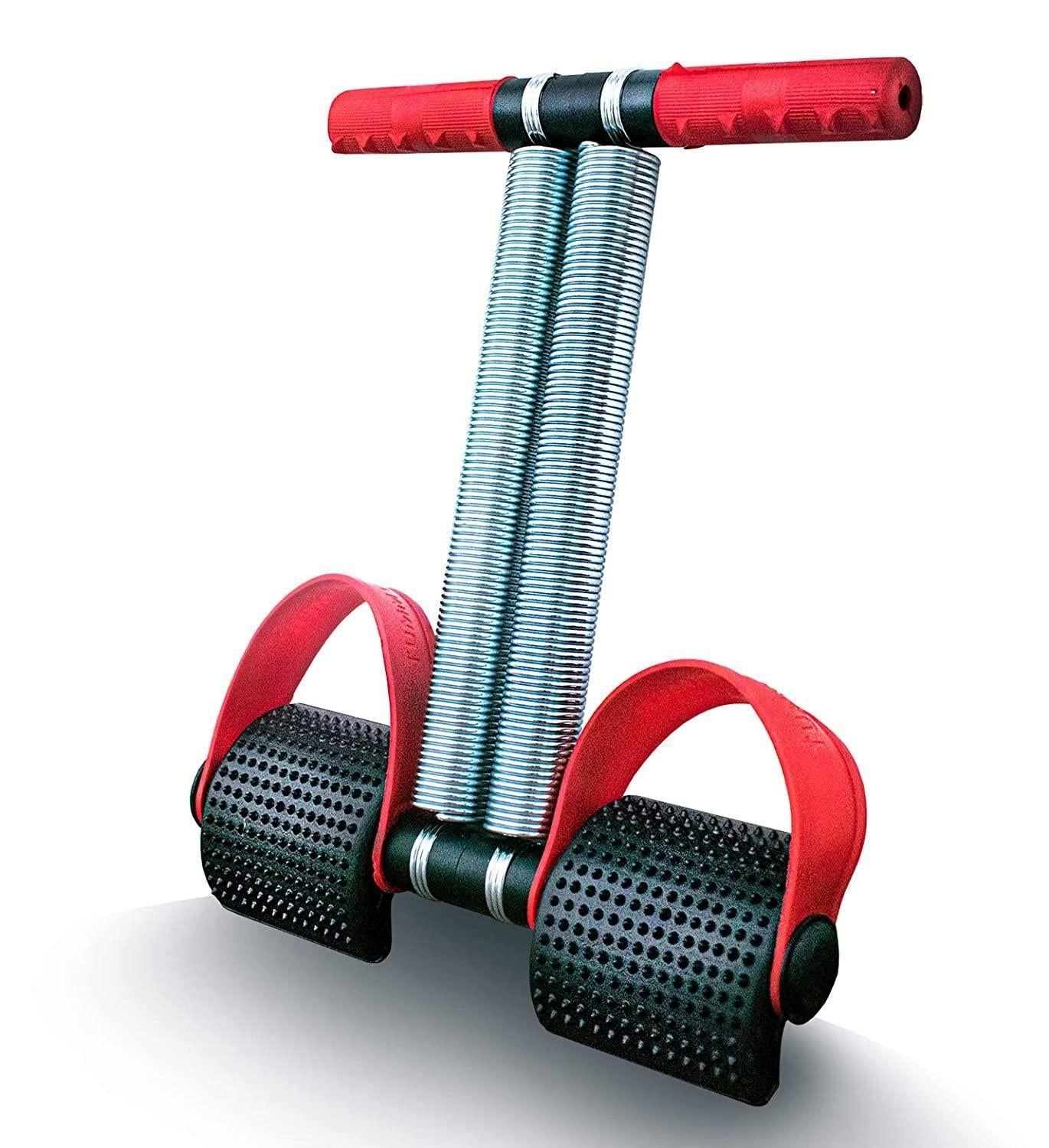 Double Spring Tummy Trimmer Ab Exerciser – Waist & Core Strengthening Fitness Tool (Steel & Plastic, 800g)