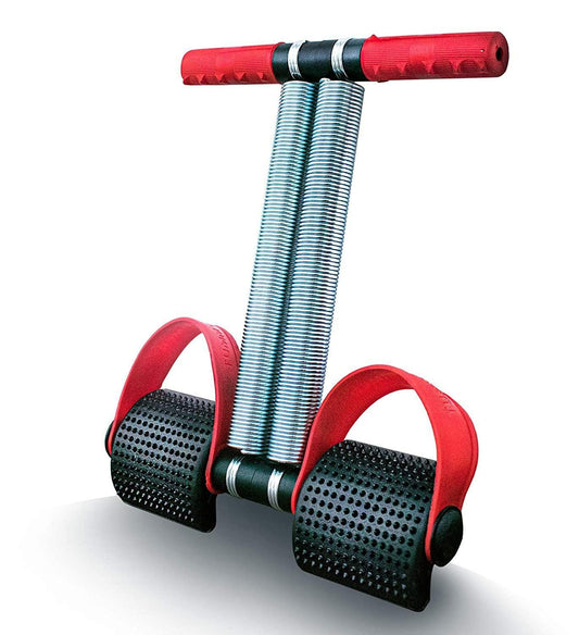 Double Spring Tummy Trimmer Ab Exerciser – Waist & Core Strengthening Fitness Tool (Steel & Plastic, 800g)
