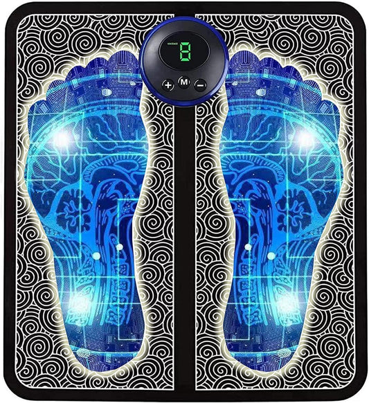 Vibrating Bubble EMS Electric Foot Massager Pad – Portable Relaxation & Muscle Relief Device (Wireless, Pack of 1)