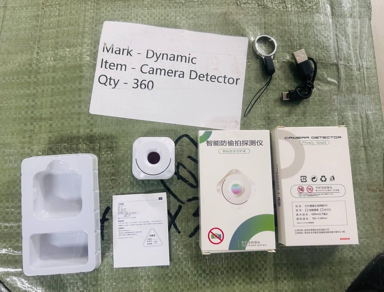 Mini Spy Camera Detector – Wireless Infrared Anti-Surveillance Device for Hotel, Home, Office & Travel