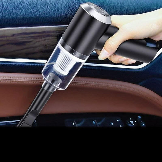 Portable Handheld Air Duster & Wireless Vacuum Cleaner – Cordless, Rechargeable Mini Cleaning Tool (400g)