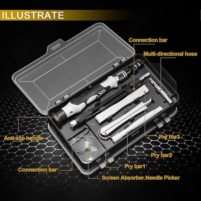 115-in-1 Precision Screwdriver Set – Magnetic Repair Tool Kit for Electronics, Home Appliances & DIY (Pack of 1)