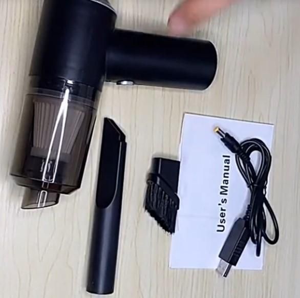 Portable Handheld Air Duster & Wireless Vacuum Cleaner – Cordless, Rechargeable Mini Cleaning Tool (400g)