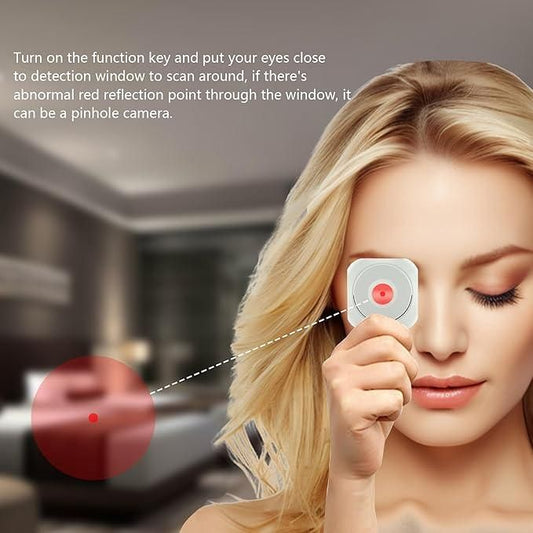 Mini Spy Camera Detector – Wireless Infrared Anti-Surveillance Device for Hotel, Home, Office & Travel