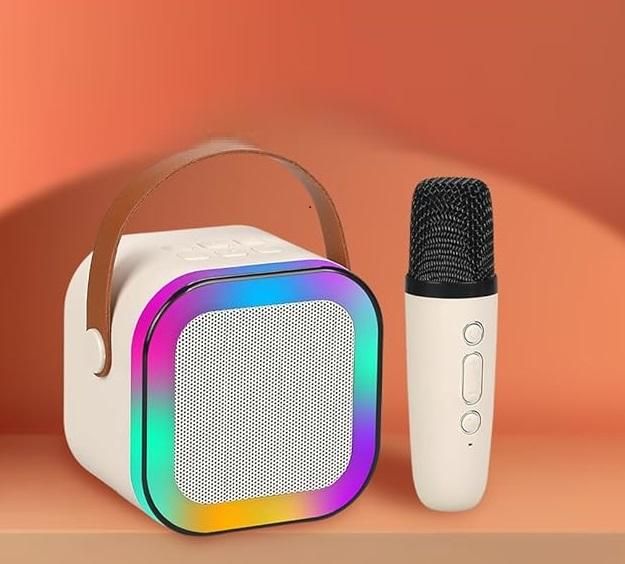 Bluetooth Karaoke Speaker with Wireless Microphone – Portable Audio System for Parties, Home & Outdoor Events