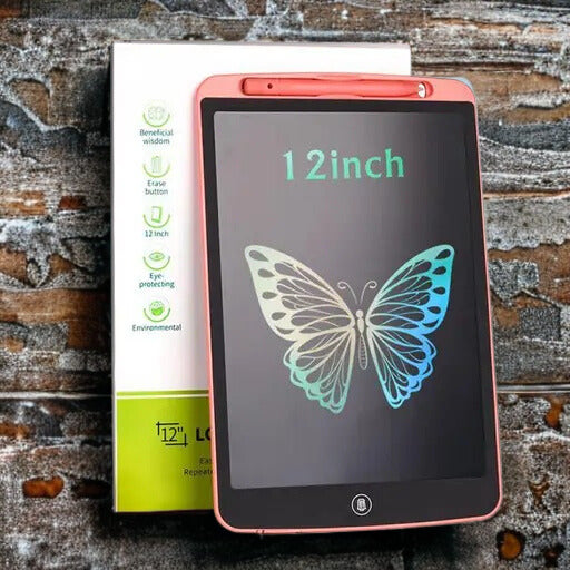 12-Inch LCD Writing Pad Tablet – Electronic Drawing & Doodle Slate for Kids (Random Color)
