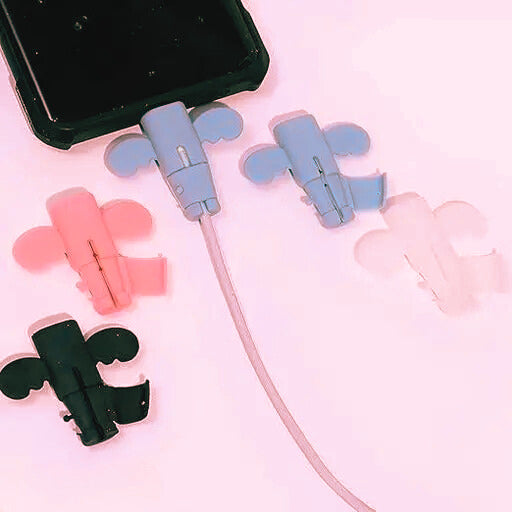 Cute Silicone Cable Protectors – Anti-Break Charger Cord Covers for Mobile, Laptop & USB Cables (Pack of 8)