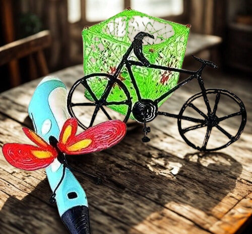 3D Pen Professional for Kids – Creative Drawing Tool with Adjustable Speed & LCD Display (Random Color)