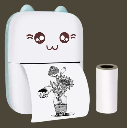 Mini Bluetooth Thermal Printer – Ink-Free Wireless Pocket Printer for Notes, Photos, Labels & DIY Crafts
