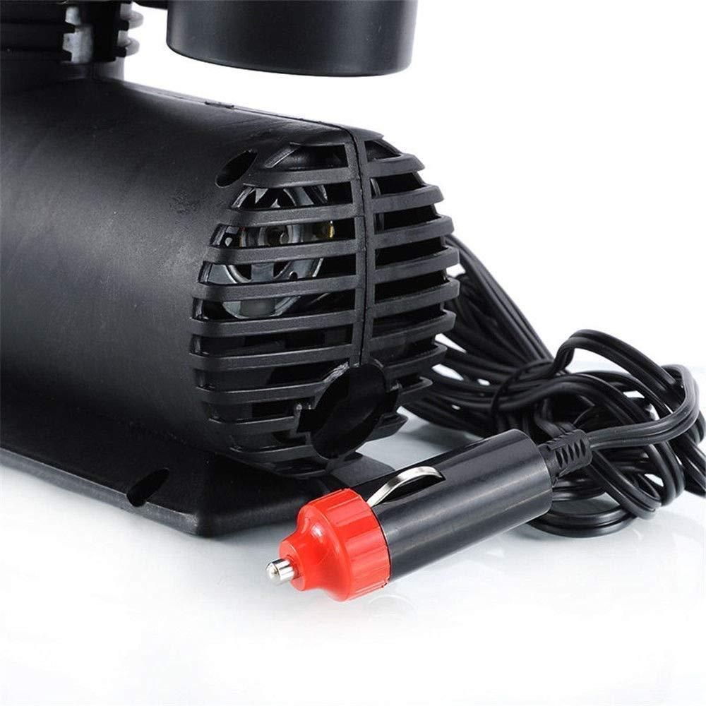 12V Multipurpose Car Air Compressor – Heavy-Duty Metal Body with Dial Gauge & 3 Inflation Adapters (140 PSI, 500g)
