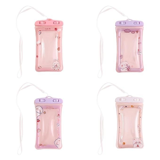 Universal Cartoon Waterproof Mobile Cover – Cute Pouch for Swimming, Diving, Drifting & Outdoor Use (Assorted Color)