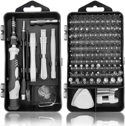 115-in-1 Precision Screwdriver Set – Magnetic Repair Tool Kit for Electronics, Home Appliances & DIY (Pack of 1)
