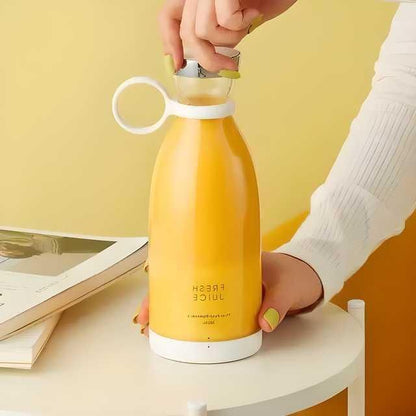 Travel Portable Mini USB Juice Blender – Rechargeable Personal Mixer Bottle (380ml, Lightweight & Compact)