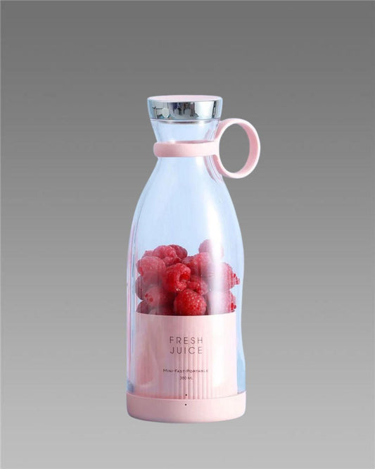 Travel Portable Mini USB Juice Blender – Rechargeable Personal Mixer Bottle (380ml, Lightweight & Compact)