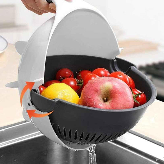 7-in-1 Multifunctional Vegetable Cutter, Chopper & Slicer – Includes 6 Interchangeable Blades (Multicolor)