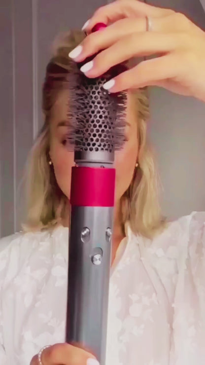 5-in-1 Hot Air Brush for Hair Styling – Dryer, Straightener, Curler & Volumizer with Ceramic Coating