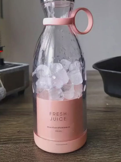 Travel Portable Mini USB Juice Blender – Rechargeable Personal Mixer Bottle (380ml, Lightweight & Compact)